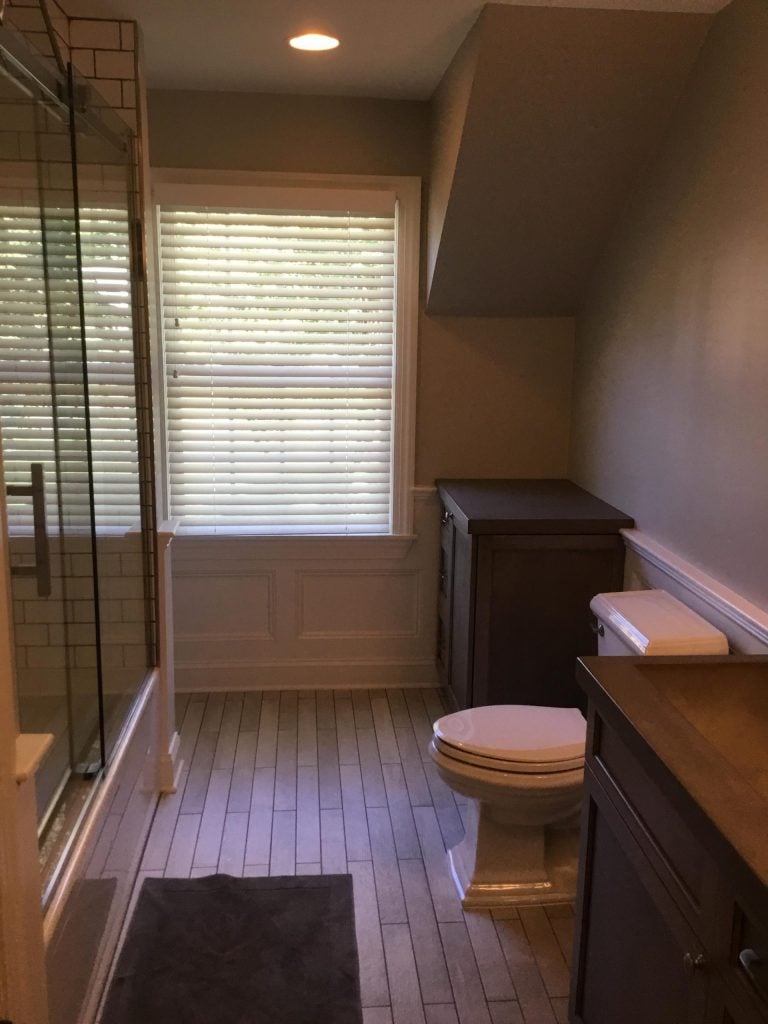 Remodeled Masculine Boy's Bathroom