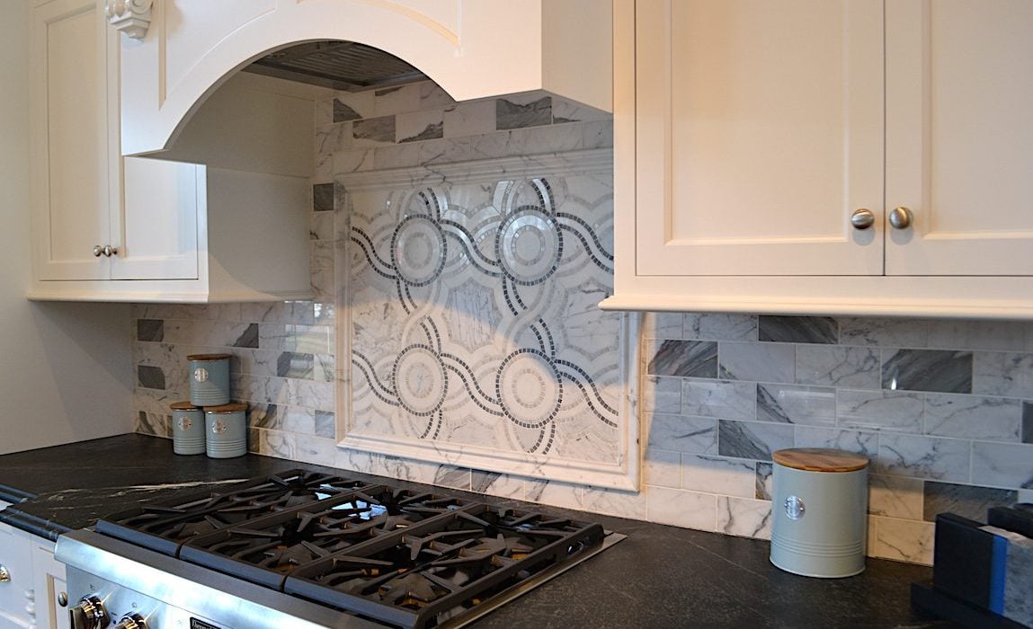 Tiled Backsplash on Display in Morristown Showroom