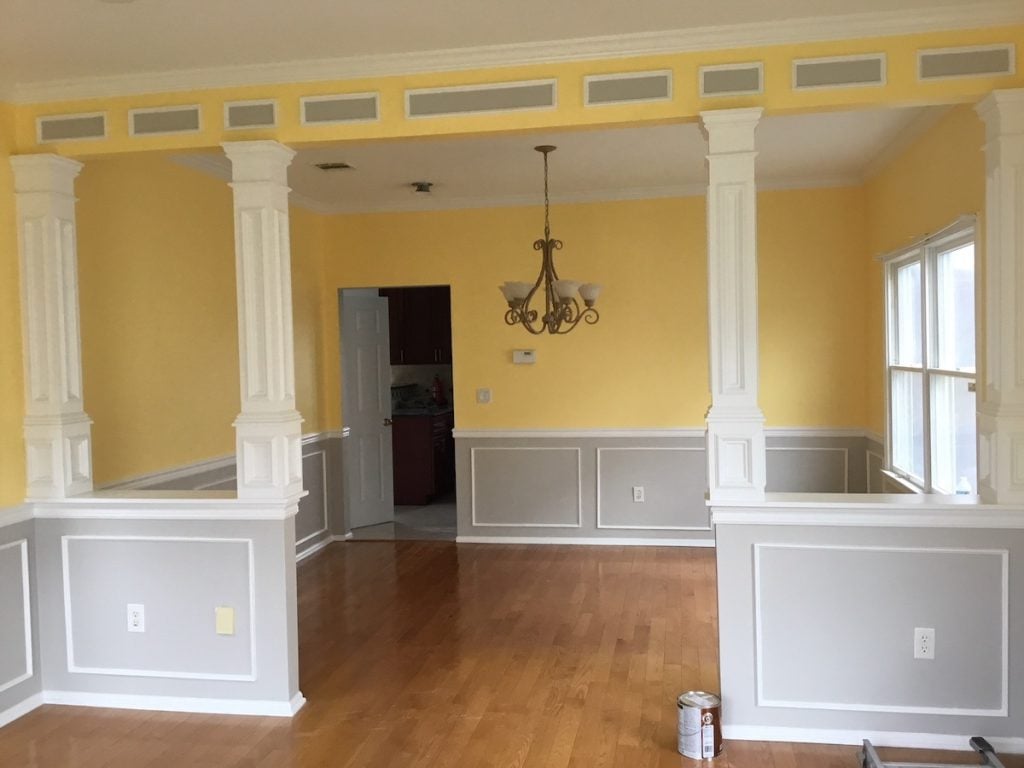 Faux Columns for Wall Opening - Monk's Home Improvements