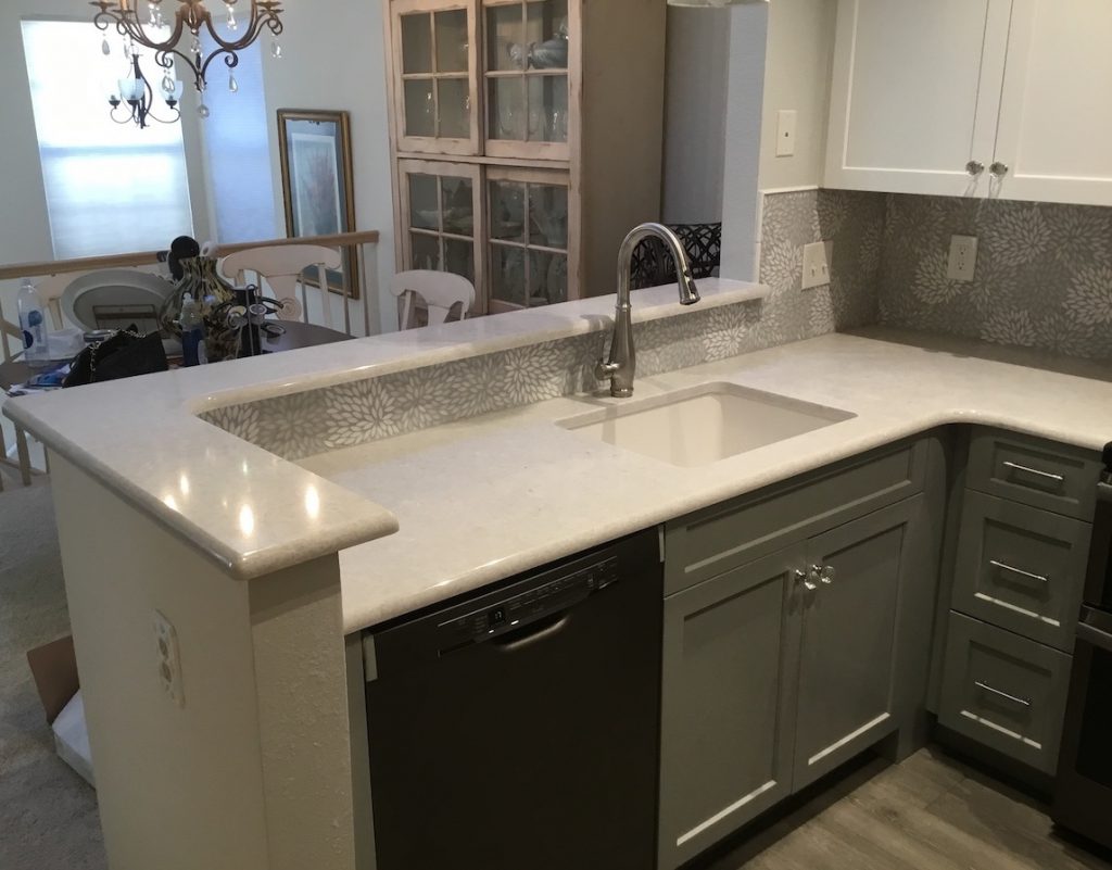 New Countertops, Sink and Faucet