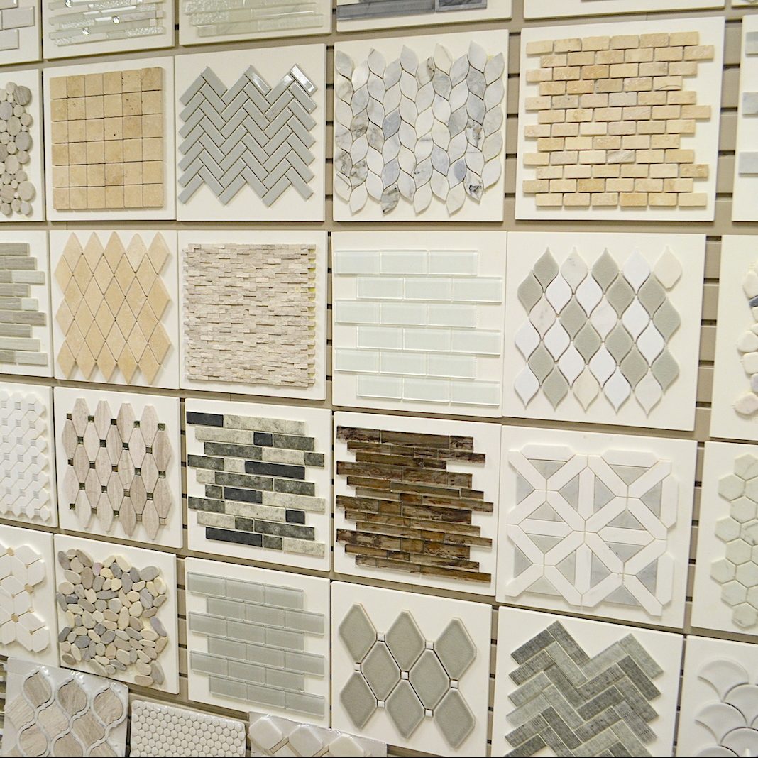 Wall of Tile Samples
