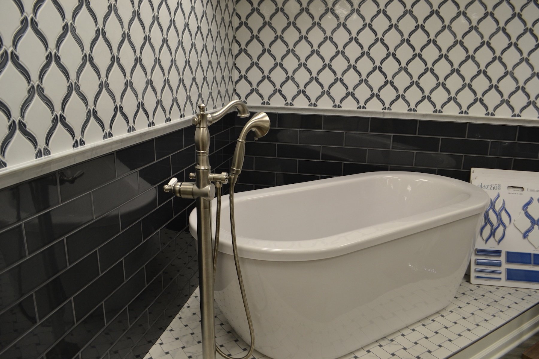 Tub in Tile Room in Morristown Showroom