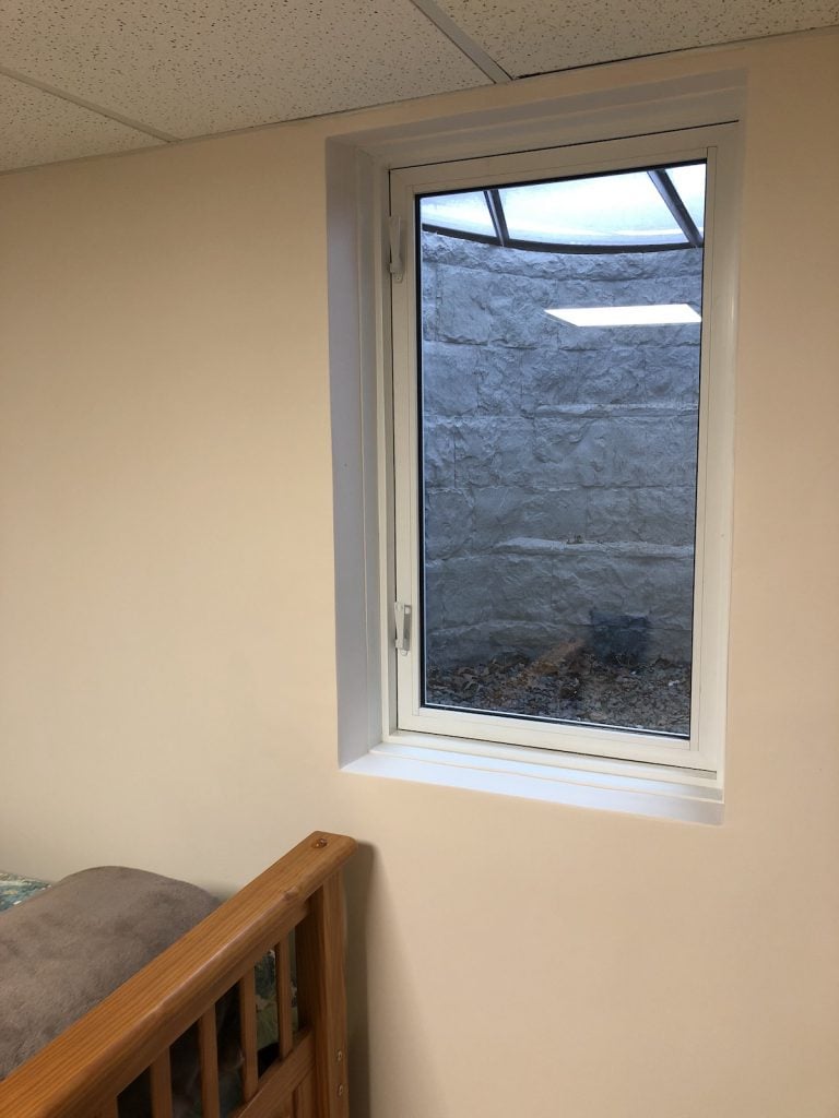 Basement Window Treatments Egress - Amazing Room