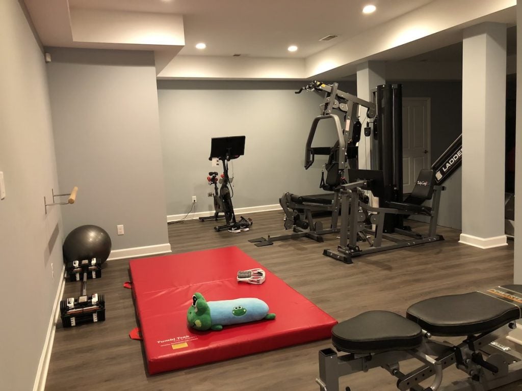 Gym Area In Basement