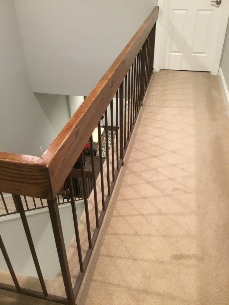 New Staircase Railing and Spindles - Monk's Home Improvements