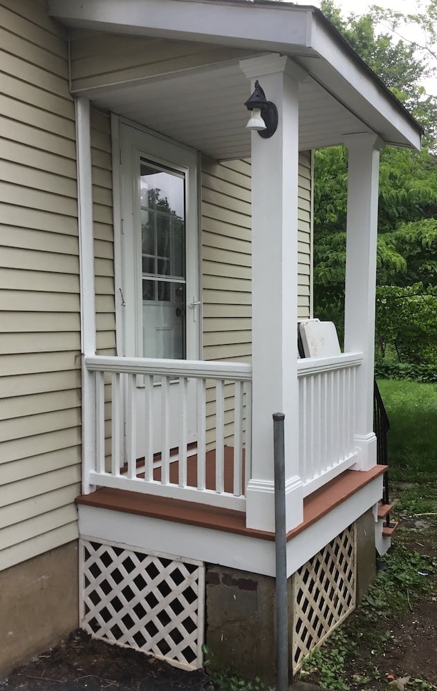 After. New Railing System & New Columns