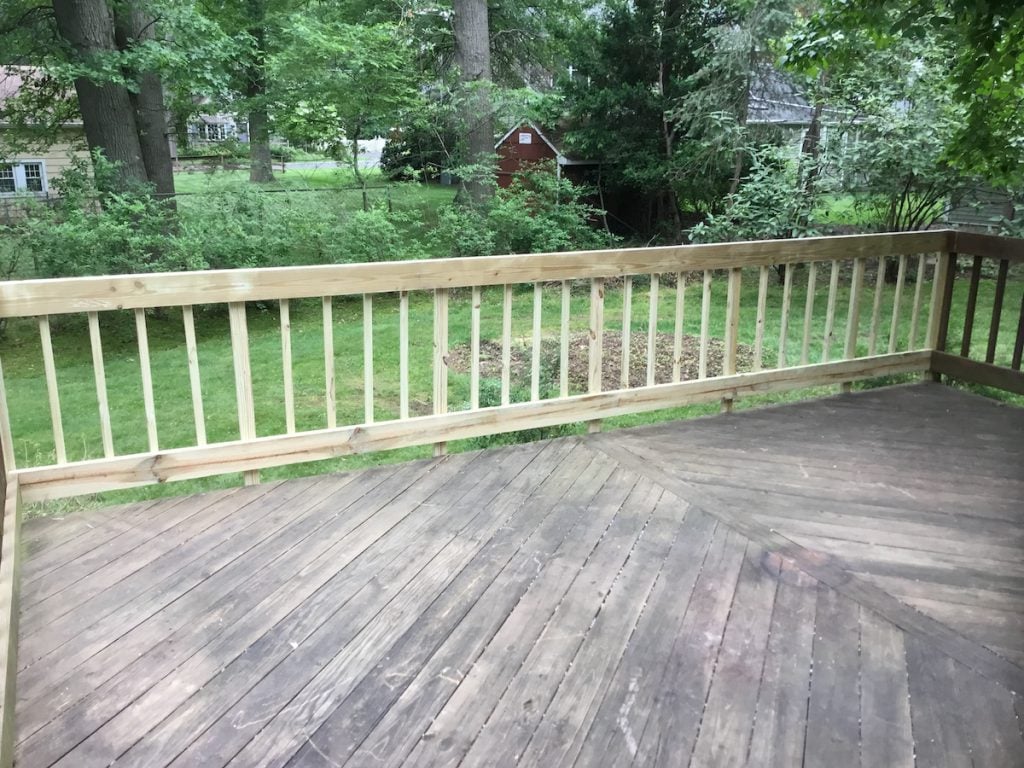 Damaged Deck Repair