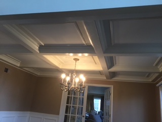 Coffered Ceiling Installation Monk S Home Improvements