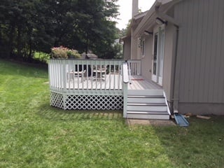 Completed Deck Refacing in Livingston NJ Project