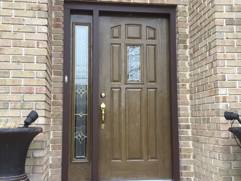 Faded Brown Front Door
