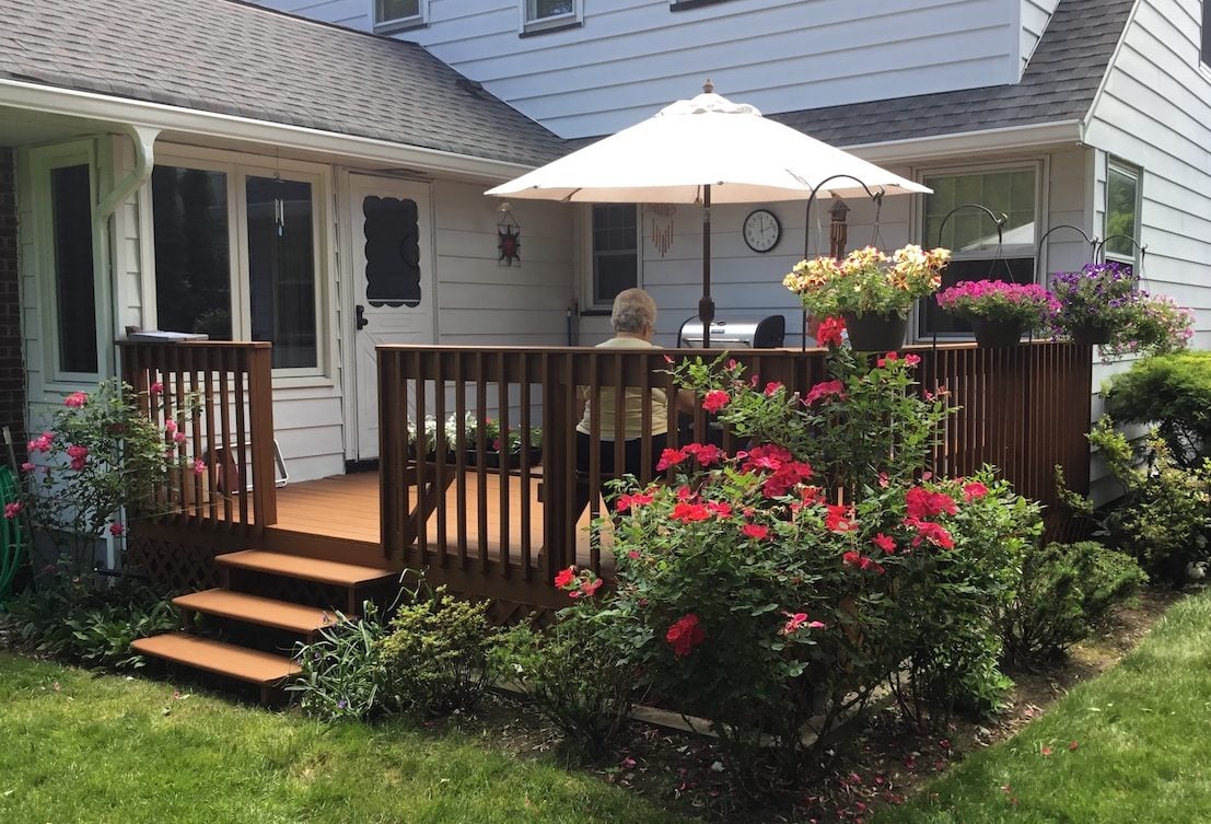 Enjoying the Deck on a Beautiful Day