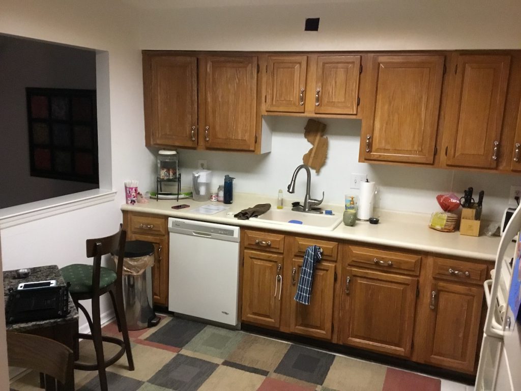Existing Kitchen with Picture Window