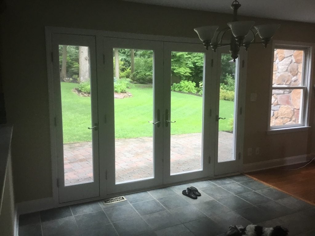 Replacing Sliders with French Doors