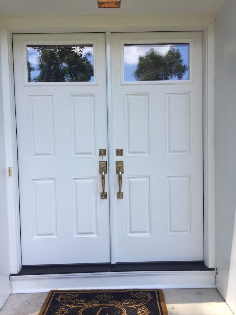 Double Front Door Replacement - Monk's Home Improvements