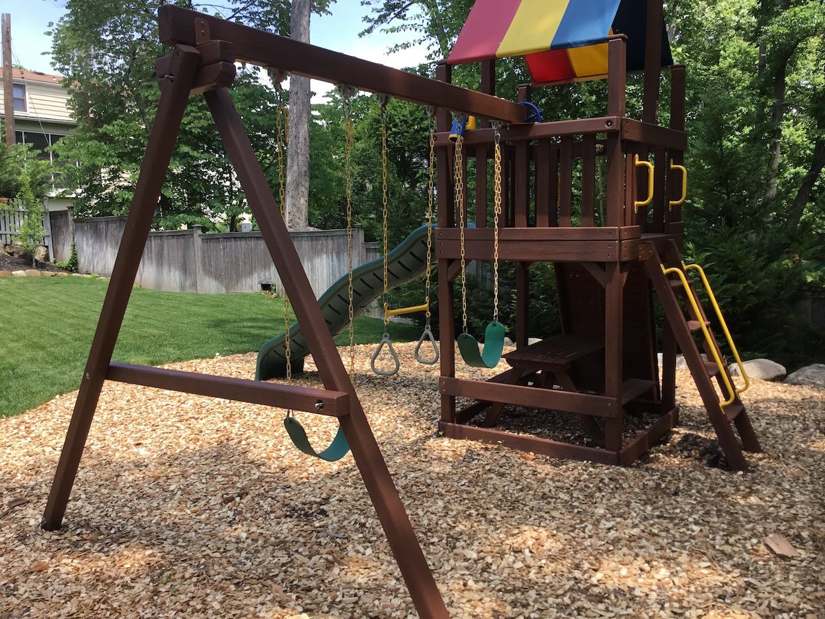Playset Staining and Deck Staining Project Monk's Home Improvements