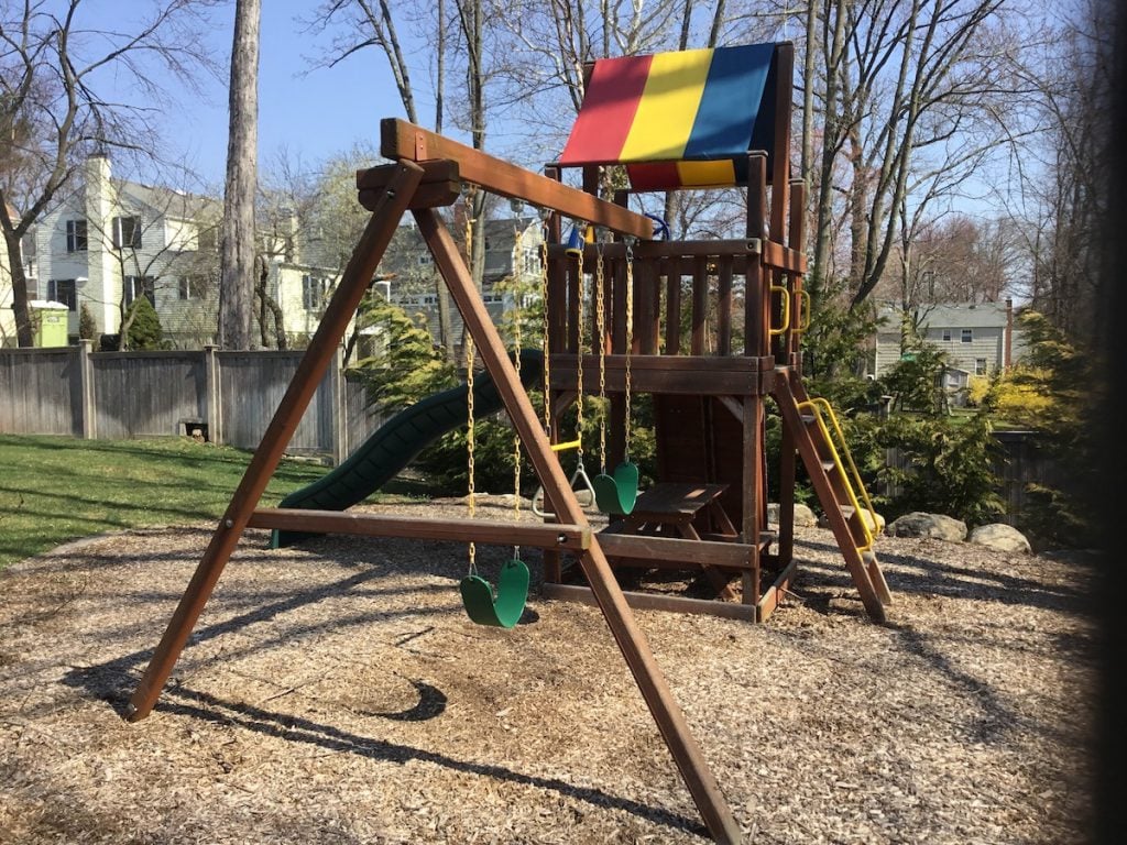 Playset Before Staining