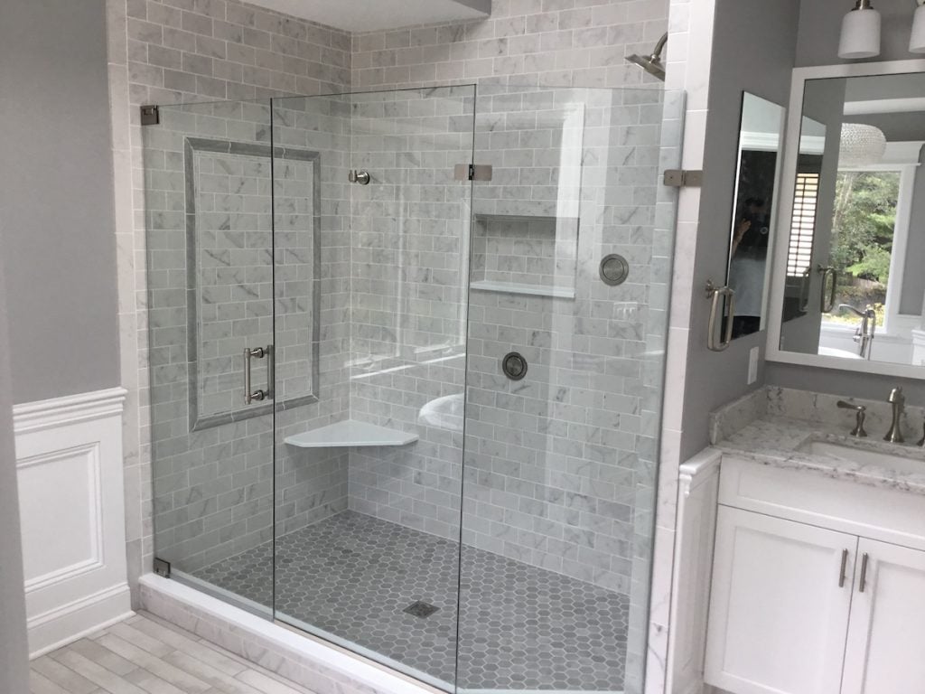 Oversized Marble Shower