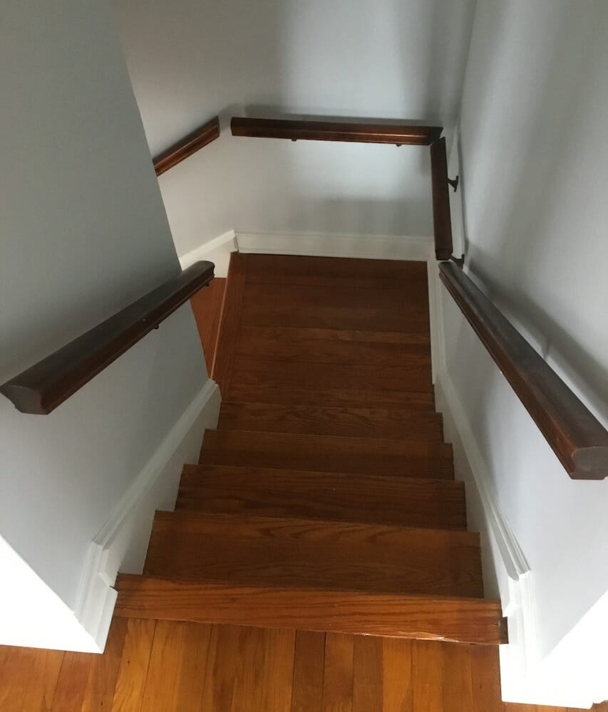 Refinished Stairs After Carpet Removal