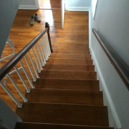 Refinished Stairs