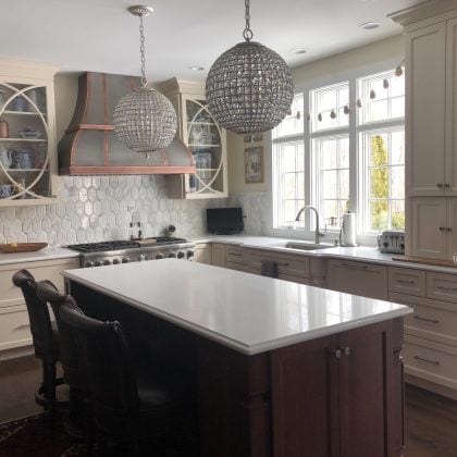 Two-Toned Kitchen in Chester NJ