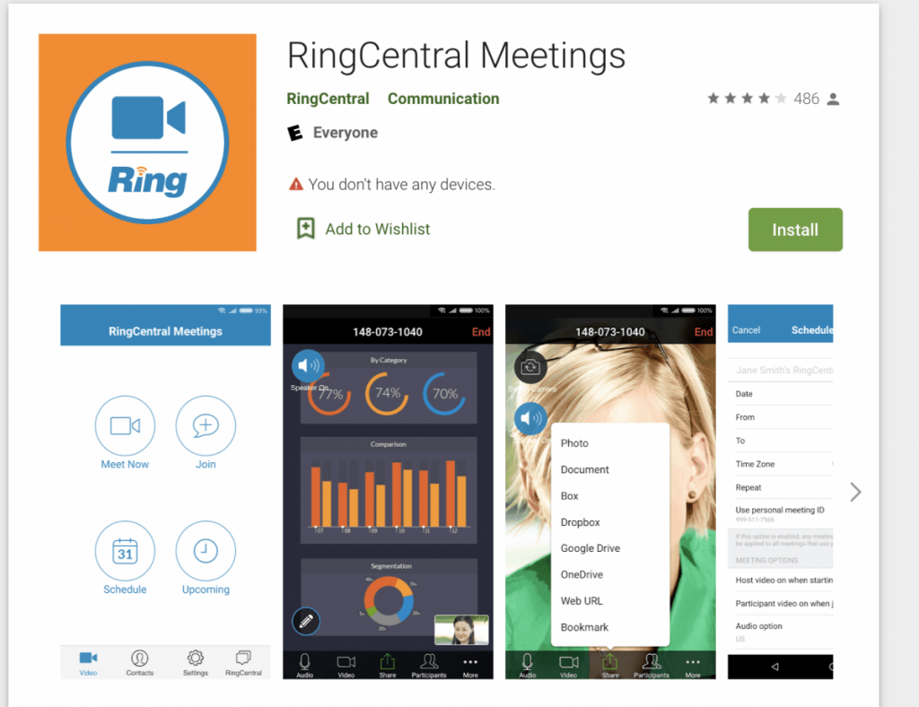 RingCentral on Android